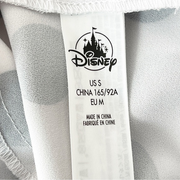 Disneyland Paris White Polkadot MINNIE MOUSE Short Sleeve Romper Size S - Picture 12 of 12